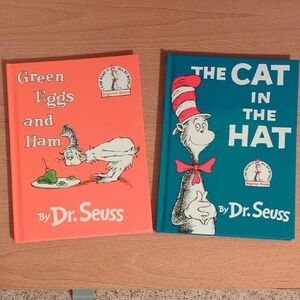 The Cat in the Hat and Green Eggs and Ham books